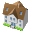 3D house icons icon