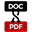 Batch Word to PDF Converter icon