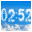 Blue Clouds Clock Screensaver icon