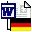 MS Word English To German and German To English Software icon