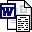 MS Word Resume Template Software icon