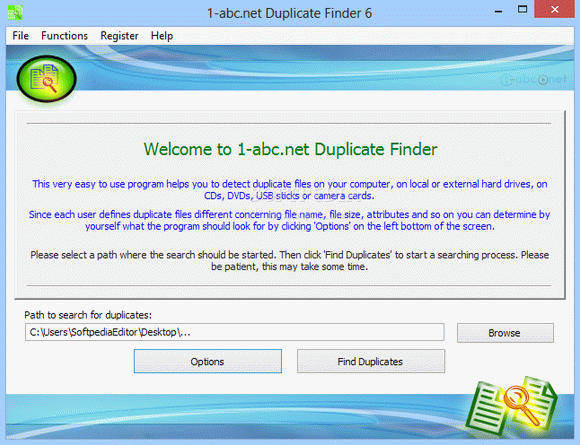 1-abc.net Duplicate Finder Crack & Serial Key