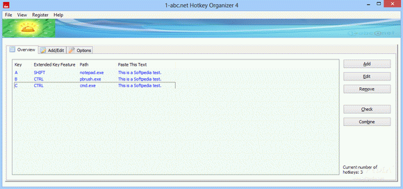 1-abc.net Hotkey Organizer Crack + Serial Number Updated