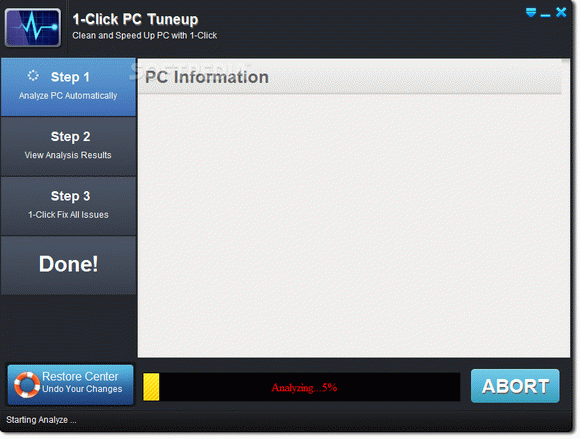 1-Click PC Tuneup Crack Full Version