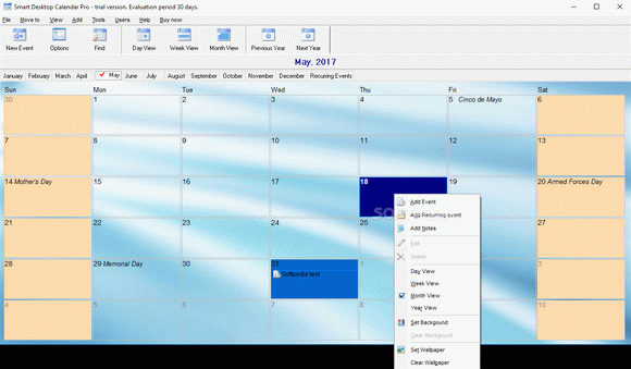 Smart Desktop Calendar Pro Crack & Activator