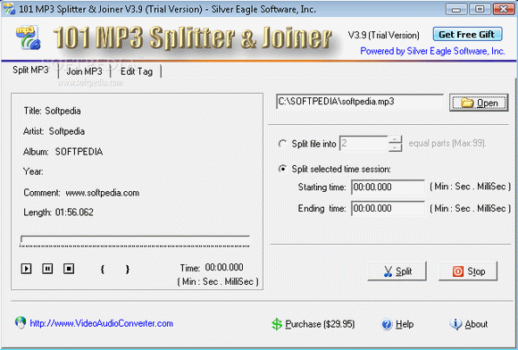 101 MP3 Splitter & Joiner Crack + License Key (Updated)