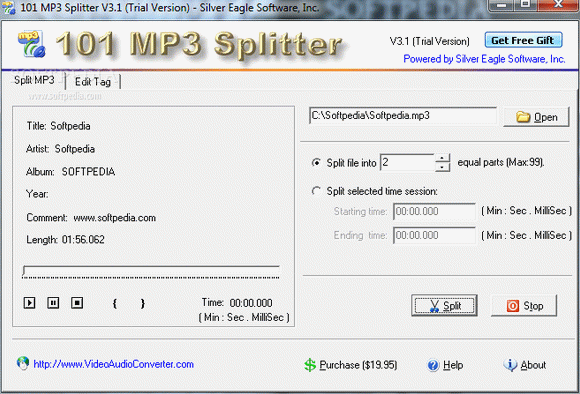 101 MP3 Splitter Crack With Serial Number Latest