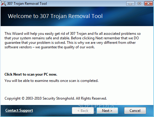 307 Trojan Removal Tool Crack + Serial Number Download