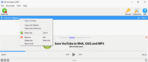 4K YouTube to MP3 Crack + License Key Download