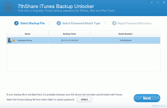 7thShare iTunes Backup Unlocker Pro Crack + Activation Code Updated