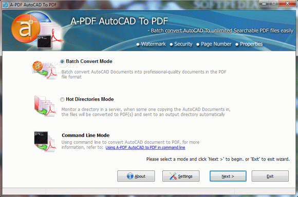 A-PDF AutoCAD to PDF [SOFTPEDIA EXCLUSIVE DISCOUNT: 10% OFF!] Crack Plus Serial Key