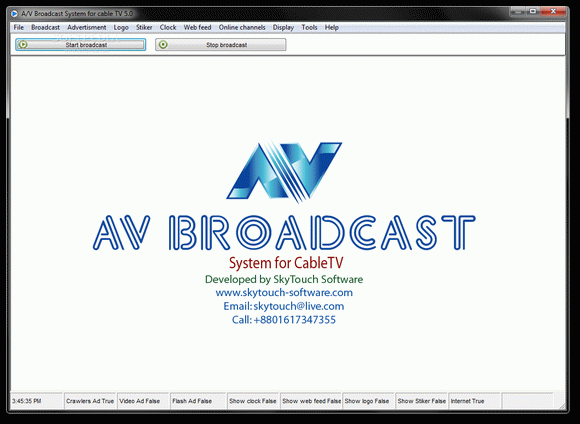 A/V Broadcast System for Cable TV Activator Full Version