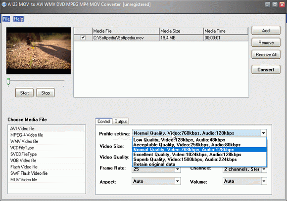 A123 MOV to AVI WMV DVD MPEG MP4 MOV Converter Crack Plus Serial Key