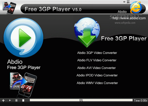 Abdio Free 3GP Player Serial Key Full Version