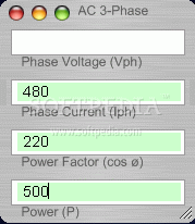 AC 3-Phase Calculator Crack Plus Activation Code