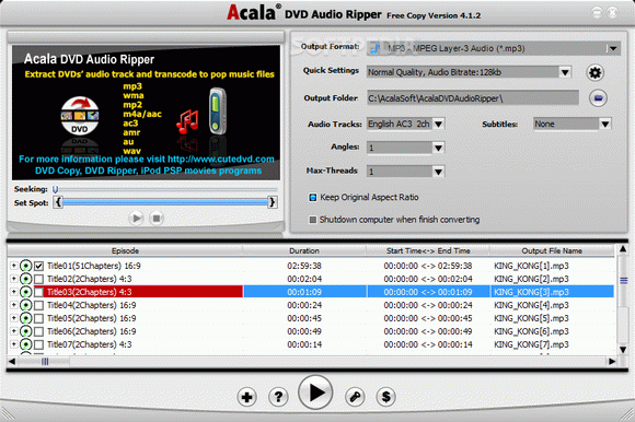 Acala DVD Audio Ripper Crack + Serial Number Updated