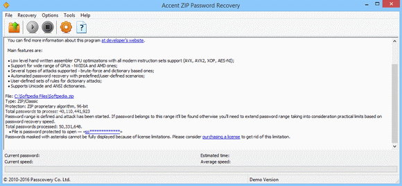Accent ZIP Password Recovery Crack + License Key