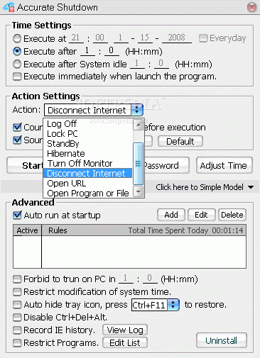 Accurate Shutdown Crack With Serial Key Latest