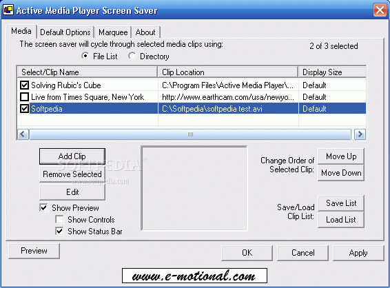 Active Media Player Screen Saver Activation Code Full Version