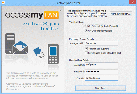 ActiveSync Tester Crack + Serial Key