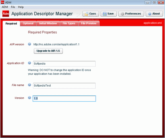 ADM - Application Descriptor Manager Crack Plus Serial Number