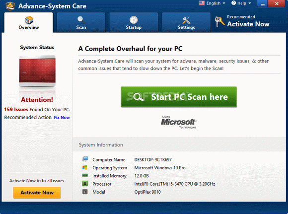 Advance System Care Crack + Serial Key Download 2024