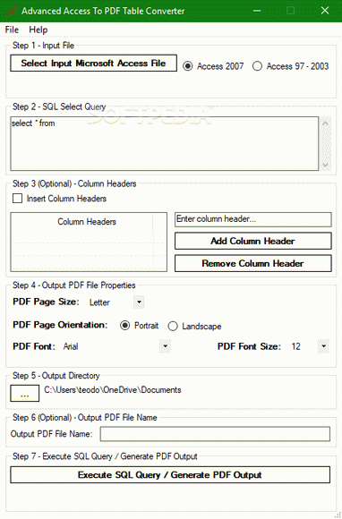 Advanced Access To PDF Table Converter Crack With License Key Latest