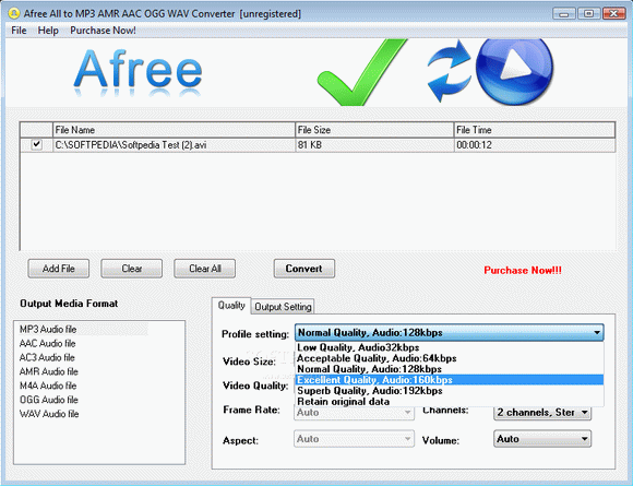Afree All to MP3 AMR AAC OGG WAV Converter Crack With Activator Latest 2024