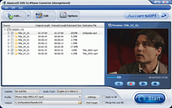 Aimersoft DVD to iPhone Converter Serial Number Full Version