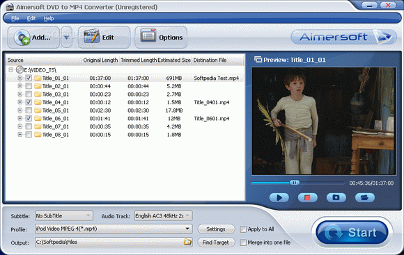 Aimersoft DVD to MP4 Converter Crack With Activation Code