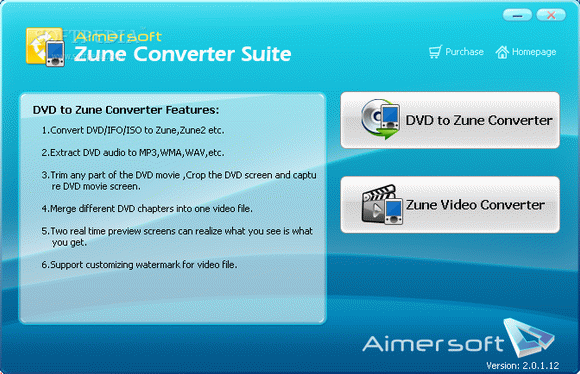 Aimersoft Zune Converter Suite Crack + Activator