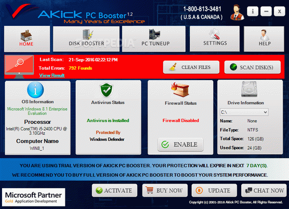 AKick PC Booster Crack + Activator Download