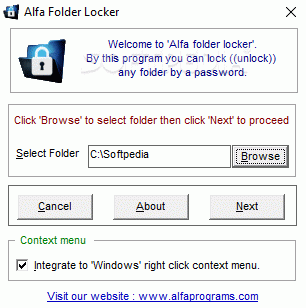 Alfa Folder Locker Crack With Serial Number 2024