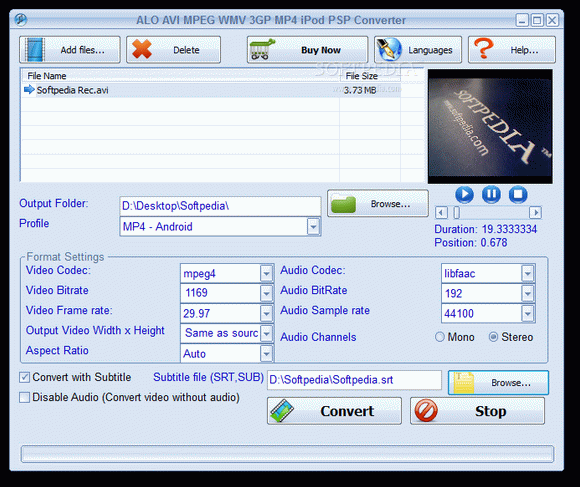 ALO AVI MPEG WMV 3GP MP4 iPod PSP Converter Crack + Serial Key Download