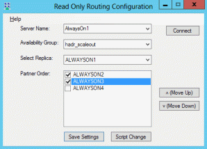 Read Only Routing Configuration