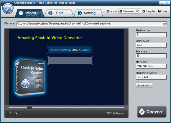 Amazing Flash to HTML5 Converter Crack With Activation Code Latest