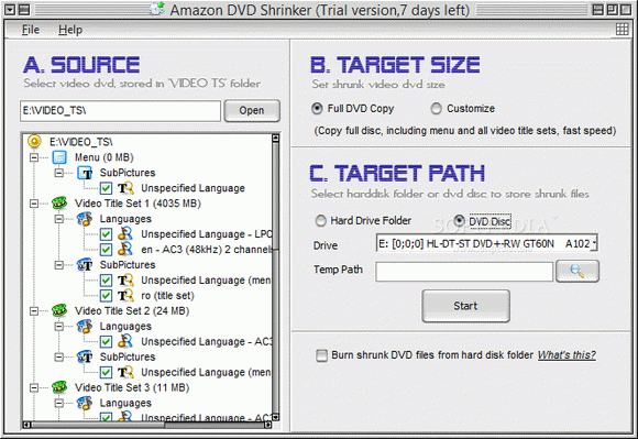 Amazon DVD Shrinker Crack + Activator