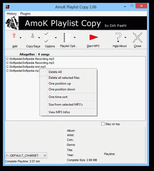 AmoK Playlist Copy Crack With License Key