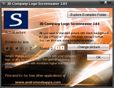 Andromeda 3D Company Logo Screensaver Crack + License Key Download 2024