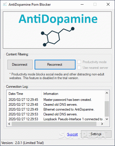 AntiDopamine Porn Blocker Crack & License Key