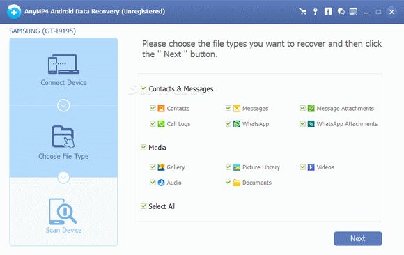 AnyMP4 Android Data Recovery Crack + Keygen (Updated)