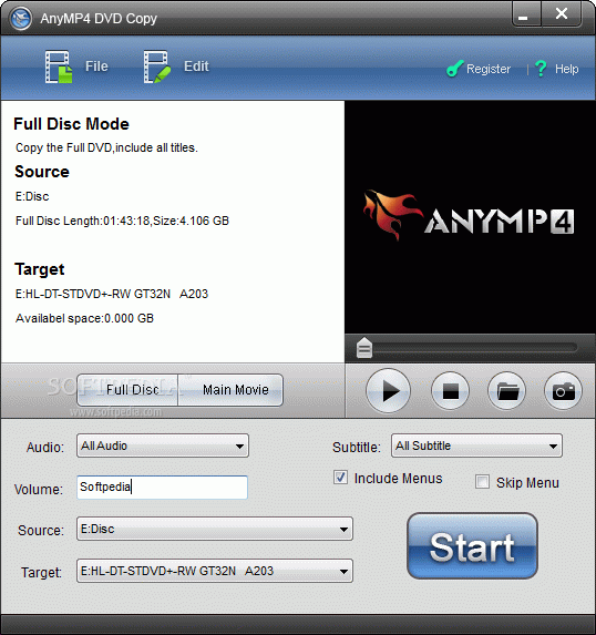 AnyMP4 DVD Copy Crack With Keygen Latest