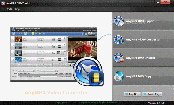AnyMP4 DVD Toolkit Crack & License Key