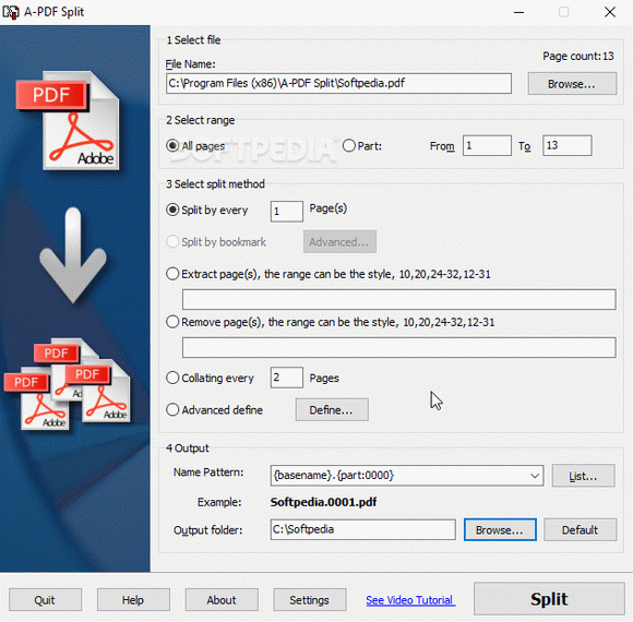 A-PDF Split Crack + Keygen Download 2024