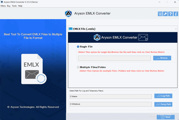 Aryson EMLX Converter Crack + Activator Download 2024