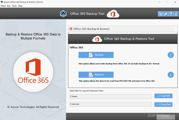 Aryson Office 365 Backup Tool Crack With Serial Key 2024