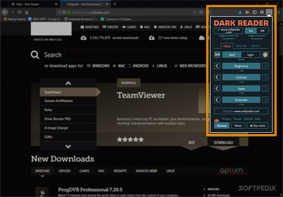 Dark Reader for Firefox Crack + Keygen Download