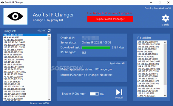 Asoftis IP Changer Crack + Activation Code Updated