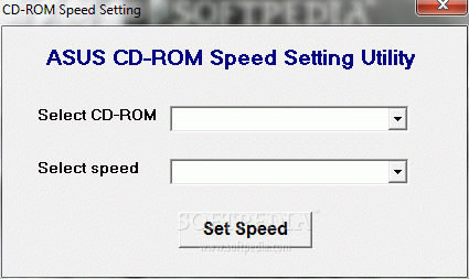 ASUS CD-ROM Speed Setting Utility Crack Plus Serial Number