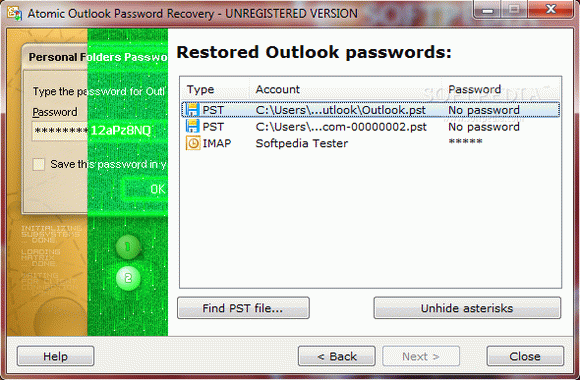 Atomic Outlook Password Recovery Crack & Serial Key